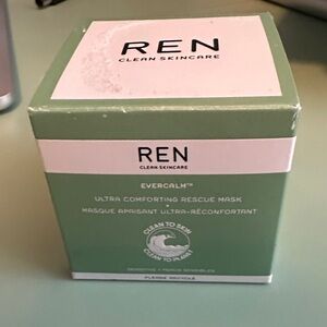 REN Clean Skincare Evercalm Ultra Conforting Rescue Mask New in Box